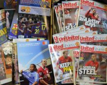 Manchester Utd programmes season 2007/2008: Premier and European Champions, full season programme