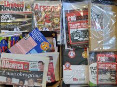 Manchester Utd programmes season 2011/12: full season programme collection, homes and aways,