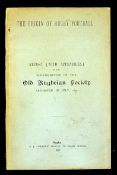 1897 rare rugby book titled 