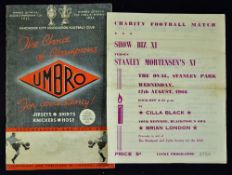 1937 Umbro Football Kit Brochure featuring Football, Rugby and Hockey team colours of the day; has