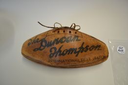 1946 Official British Isles v Australia signed rugby league match ball and official Press team