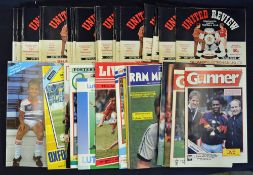 Manchester Utd programmes season 1987/88 full season programme collection, homes and aways, also cup