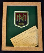 1956 Rugby Refereeing Book and related items - titled 