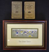 Replica rugby silk Stevengraph - titled 