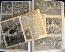 2x British Lions Rugby scrap books form the 1950/60s - comprising 