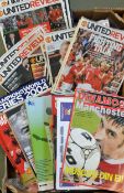 Manchester Utd programmes season 2004/2005, full season programme collection, homes and aways,