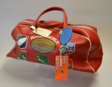 Rare 1980 British Lions Tour  to South Africa Tour bag - issued to Dr Jack Matthews (Past Lions