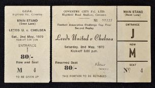 Similar to Lot 81, scarce ticket for the Leeds Utd v Chelsea 1970 FA Cup Final 2nd Replay at