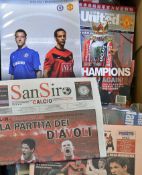 Manchester Utd programmes season 2009/2010: Carling Cup Winners, full season programme collection,