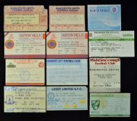 Collection of Manchester Utd match tickets: covering the period 1992-1996, varied fixtures,