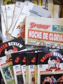 Manchester Utd programmes season 1994/95 full season programme collection, homes and aways, includes