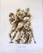 Rugby signed ltd ed print - titled 