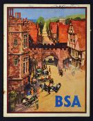 BSA Motor Cycles 1931 Catalogue a fine 12 page sales catalogue featuring illustrations and details