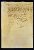 Cuba Slavery Slave for Sale notice 1875 of a black female slave being sold, only 15 years old,