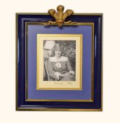 Royalty Extremely Rare Princess Diana Signed Photograph display signed below in ink 'Diana' dated