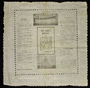 Aviation The Airship R101 Crash in Northern France Paper Napkin 1931 a very scarce commemorative