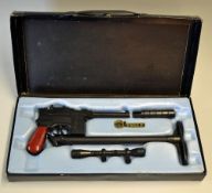 Lone Star Man from Uncle Small Case Black card case containing diecast and plastic pistol in with