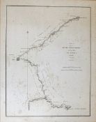 China Map 1793 Sketch of the Pay-Ho or White River and of the road from PEKIN to GEHO taken 1793,