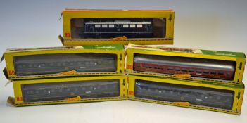 Fleischmann H0 Engine and Coaches including E10 134, 3x Orient Express Coach 1611 sleeping car and