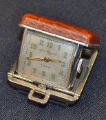Rare pair of Art Deco style ceramic Timex 