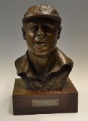 1986 rare Geoffrey Boycott (England & Yorkshire) Bronze Cricket Bust - solid bronze life size head