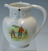 Rare Foley China Co., golfing decorated large 