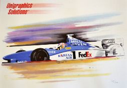 Motor Racing Ltd Ed signed portfolio - titled 