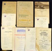 Rare 1949 MCC cricket tour to Rhodesia programme and ephemera to incl original programme Rhodesia