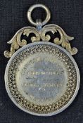 1901 St Andrews Golf Club Silver Odds Medal - hallmarked Birmingham 1901 - engraved on the