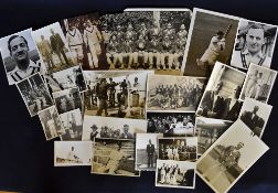 Collection of various Herbert Sutcliffe and England cricket team tour photographs from the 1920/