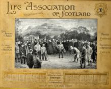 Brown, Michael James (1853-1947) 1900 Life Association of Scotland Golfing Calendar titled - 