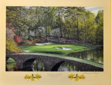 Hartough, Linda Set of 4x National Augusta Golf Club 