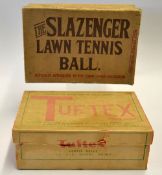 2x Interesting pre-1940s Lawn Tennis Ball Boxes to include a rare 