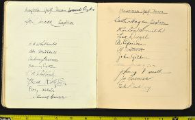 Rare 1929 1st Ryder Cup match played in the UK signed Samuel Ryder, GB and USA team autograph