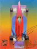 2003 Indianapolis 500 motor racing signed programme - signed to the front cover by the Penske team