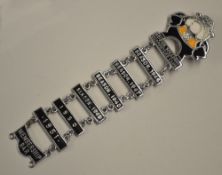 1946 Bristol Bulldogs Speedway Supporters Club enamel pin badge complete with 6x members' bars