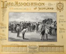 Brown, Michael James (1853-1947) 1894 Life Association of Scotland Golfing Calendar titled 