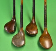 4x very clean late scare neck woods to include Jack Randall 