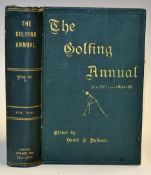 Duncan, David - 'The Golfing Annual 1894-95' Vol. VIII - published by Horace Cox, in green cloth