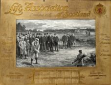 Brown, Michael James (1853-1947) 1894 Life Association of Scotland Golfing Calendar titled 