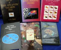 Six salmon fly tying reference books - incl. Sawada, K - 