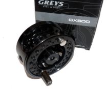 REEL: Greys of Alnwick GX300 large arbour  alloy fly reel, 3.75