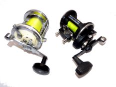 REELS: (2) Penn 535 Uptide Special multiplier reel, one piece frame, star drag, on off check, free