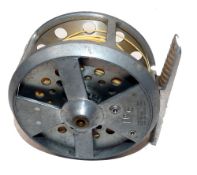 REEL: Rare Hardy St. George tournament alloy fly reel, 3.7/8