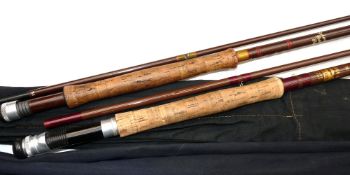 RODS: (2) Hardy Richard Walker Superlight 9'3