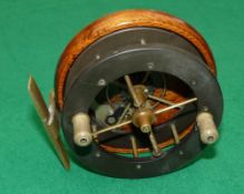 REEL: Scarce 4 spoke Coxon Aerial reel, 3.5