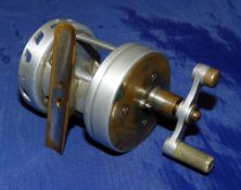 REEL: Extremely rare Farlow & Co Ltd London, the Billiken Tournament alloy multiplier reel, brass