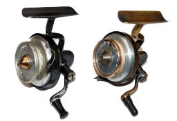 REELS: (2) Illingworth Featherweight alloy threadline casting reel No.3, Series JM2, alloy stem,