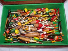 FLOATS: Collection of over 100 traditional style handmade river lake and canal floats, cork and