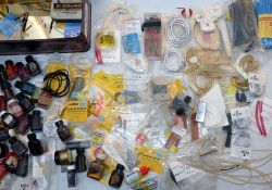 ACCESSORIES: Large selection of fly & lure making materials, various metal tubes, Mylar and pvc